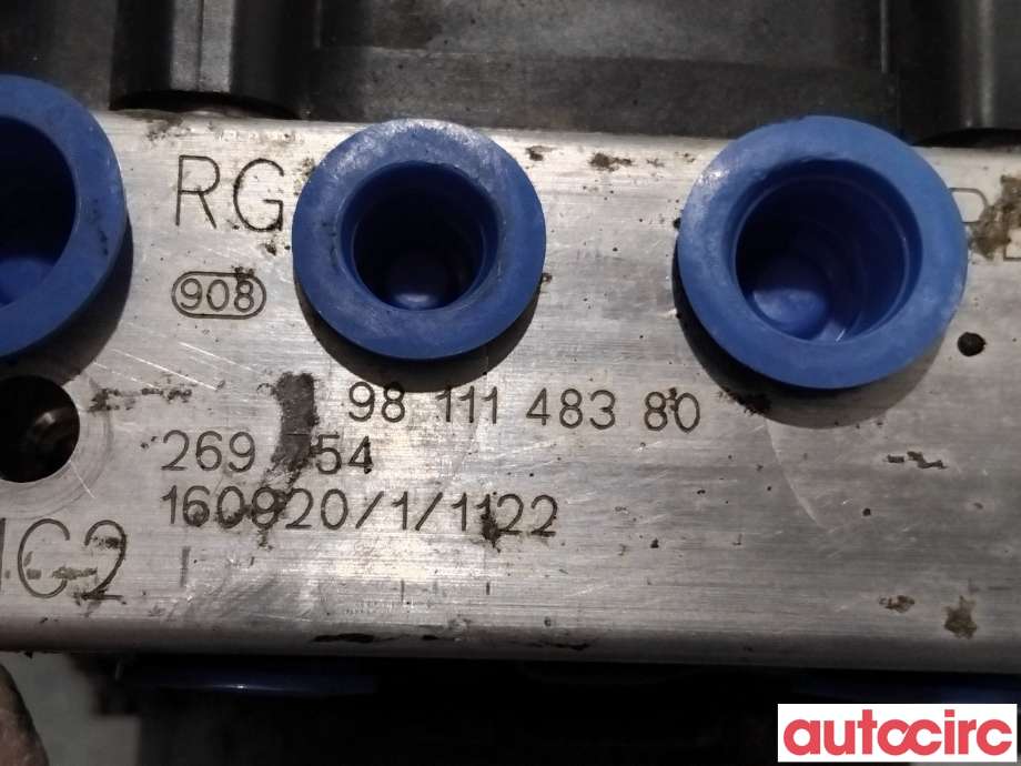ABS sentral til Citroën Berlingo 2015-2019 (Type II, Fase 2)  (CITROEN|1682595080|0265244988|9811148380)