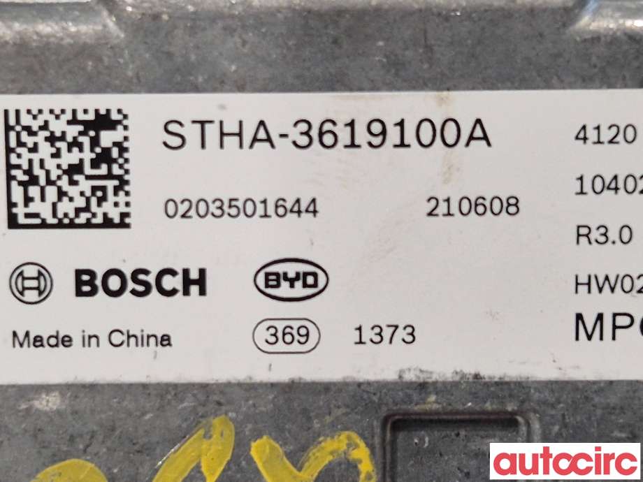 Kamera til BYD Tang 2020-->>  (BYD|STHA-3619100|0203501644)