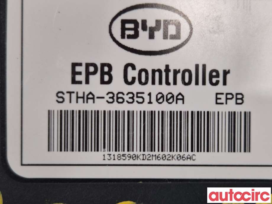 Styreenhet elektrisk parkbrems (EPB - Electric Parking Brake) til BYD Tang 2020-->>  (BYD|STHA-3635100A|)