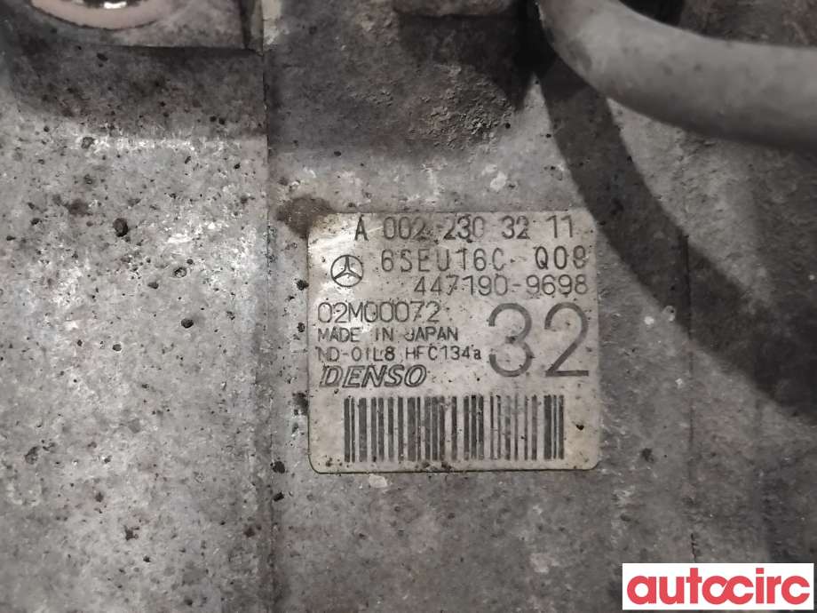 Aircondition kompressor til Mercedes E-Klasse 2009-2013 (Fase 1) (W212) (W212) (MERCEDES|A0022303211|447190-9698)