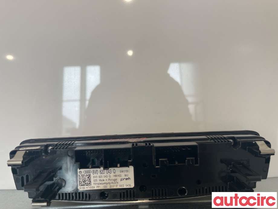 Varmeapparat betjening til Audi A3 2016-2020 (Type III, Fase 2) (AUDI|8V0820043)