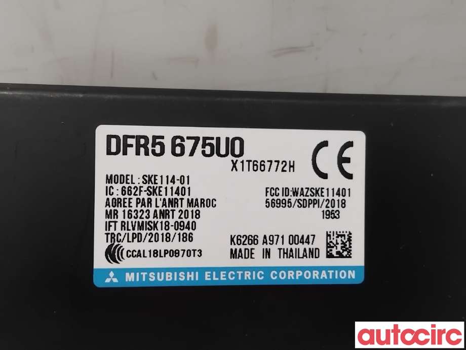 Styreenhet nøkkelfri/keyless til Mazda CX-30 2020-->>  (MAZDA|DFR5-67-5U0|SKE114-01|DFR5675U0)