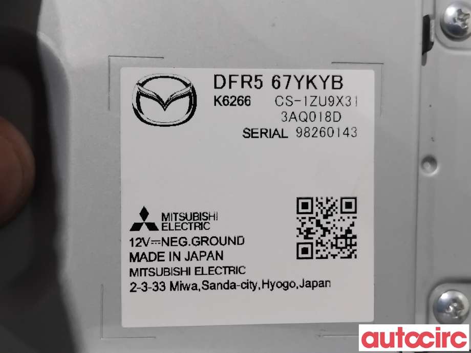 Styreenhet diverse til Mazda CX-30 2020-->>  (MAZDA|DN4J-67-YKYC|CS-IZU9X31|DFR567YKYB)