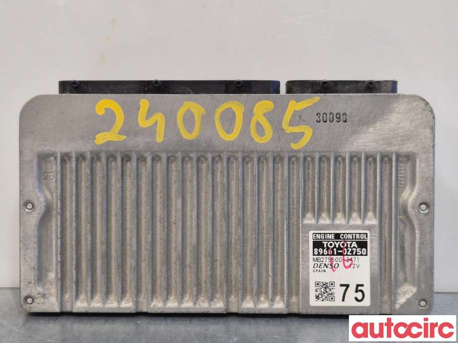 Styreenhet motor til Toyota Auris 2013-2015 (Type II, Fase 1)  (TOYOTA|896610Z750|275500-3471|89661-0Z750)
