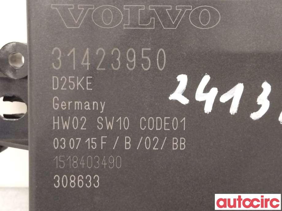Styreenhet parkering til Volvo S60 2014-2019 (Type II, Fase 2)  (VOLVO|31423950|308633)