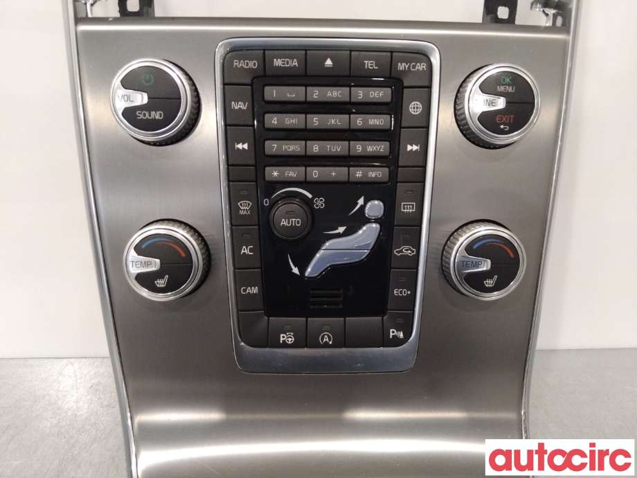 Varmeapparat betjening til Volvo S60 2014-2019 (Type II, Fase 2)  (VOLVO|31443425|)