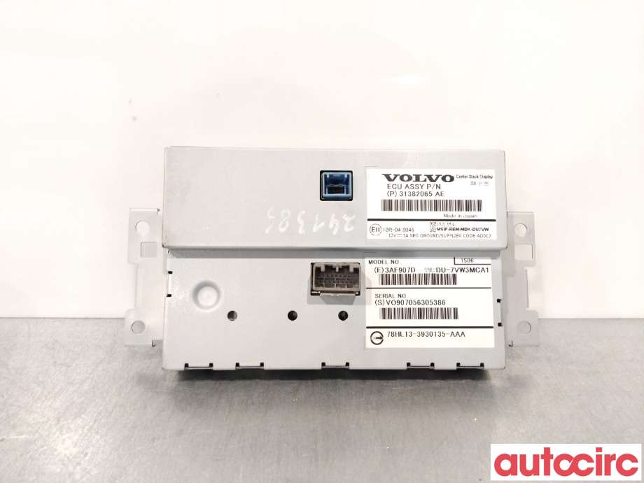 Instrument kjørecomputer til Volvo S60 2014-2019 (Type II, Fase 2)  (VOLVO|36011463|31382065)
