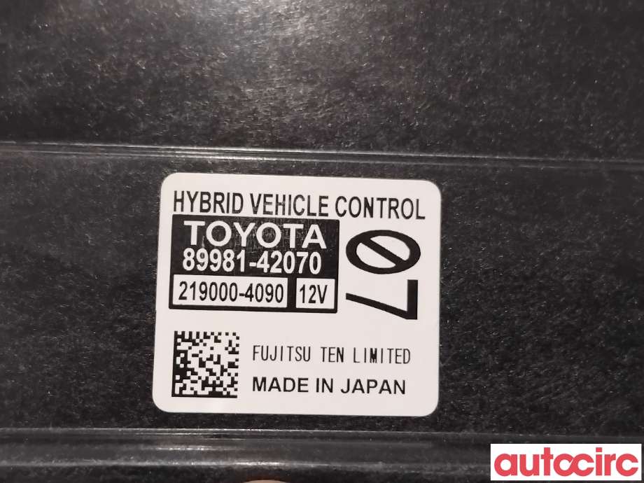 Styreenhet diverse til Toyota RAV4 2016-2019 (Type IV, Fase 2)  (TOYOTA|8998142070|219000-4090|89981-42070)