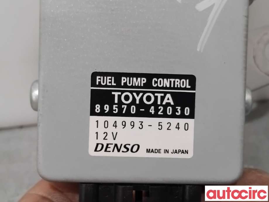 Styreenhet drivstoffpumpe til Toyota RAV4 2016-2019 (Type IV, Fase 2)  (TOYOTA|8957042030|104993-5240|89570-42030)