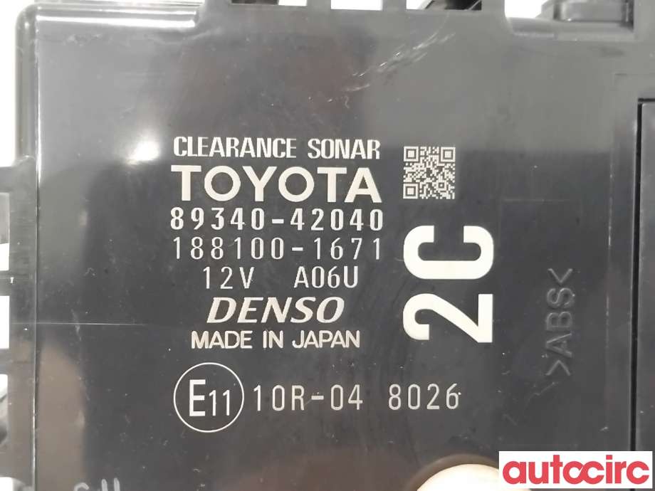 Styreenhet parkering til Toyota RAV4 2016-2019 (Type IV, Fase 2)  (TOYOTA|8934042040|188100-1671|89340-42040)