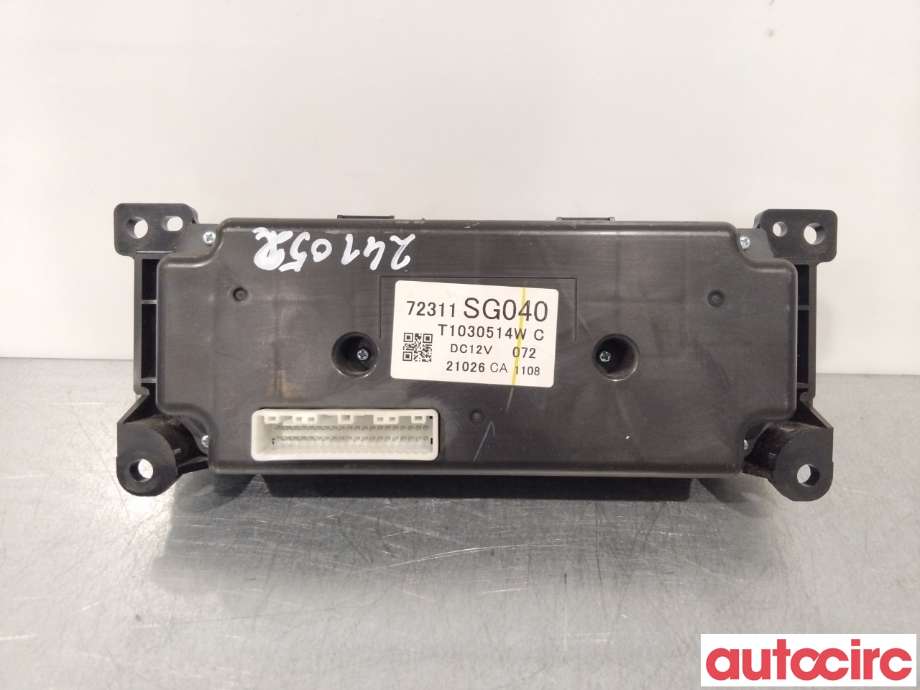 Varmeapparat betjening til Subaru Forester 2013-2019 (Type IV)  (SUBARU|72311SG040)