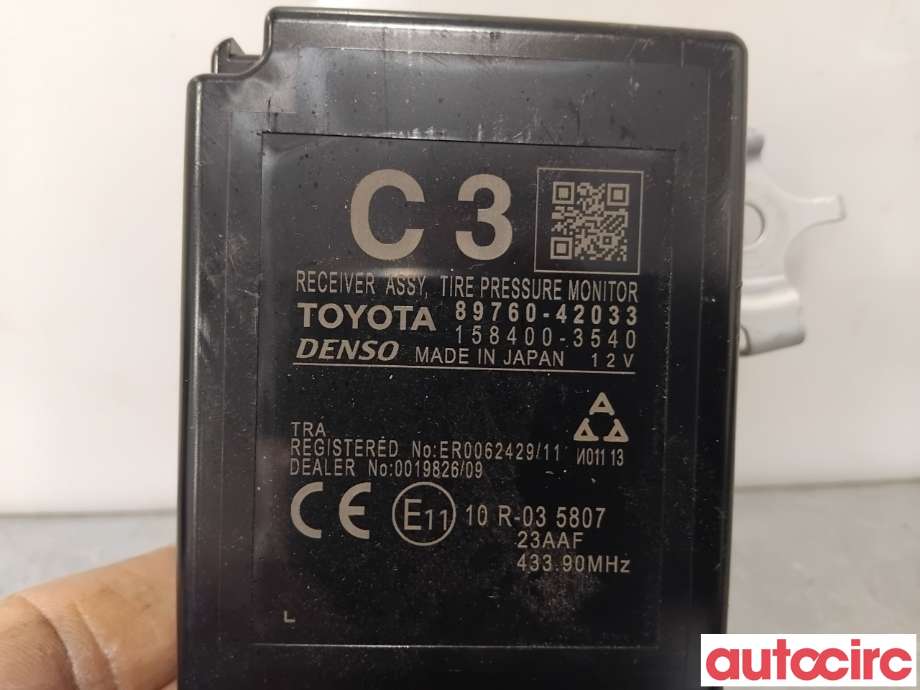 Styreenhet diverse til Toyota RAV4 2016-2019 (Type IV, Fase 2)  (TOYOTA|8976042033|158400-3540|89760-42033)