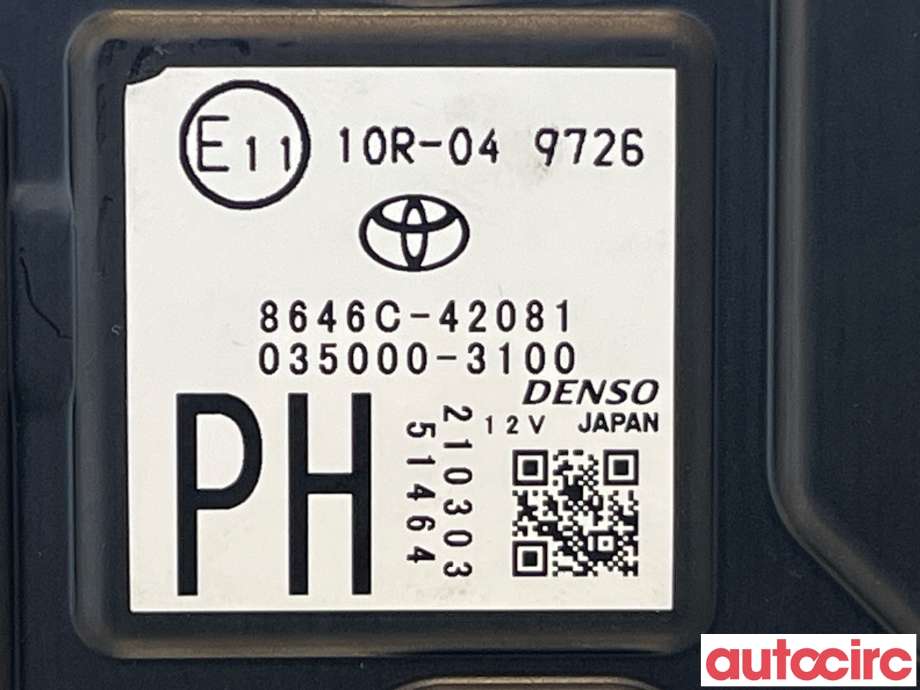 Kamera til Toyota RAV4 2019-->> (Type V)  (TOYOTA|8646C42081||8646C-42081)