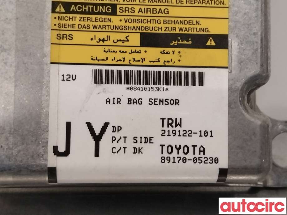 Airbag elektronikk til Toyota Avensis 2009-2015 (Type III, Fase 1)  (TOYOTA|8917005230)