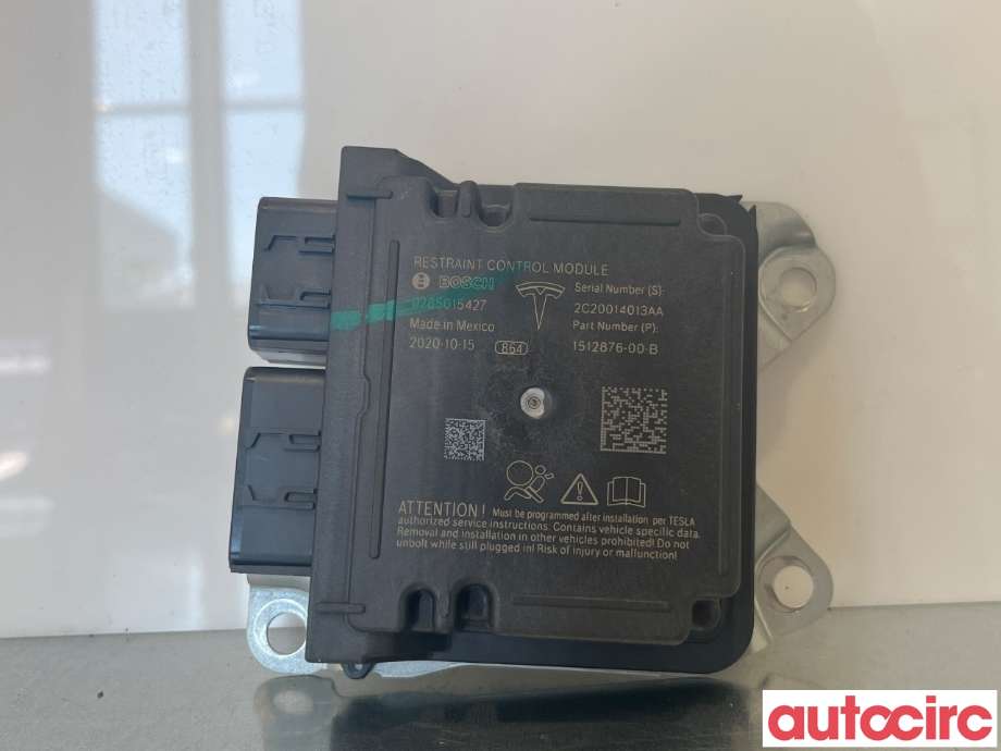 Airbag elektronikk til Tesla Model 3, 2018-2023 (Fase 1)  (TESLA|1095757-00-C)