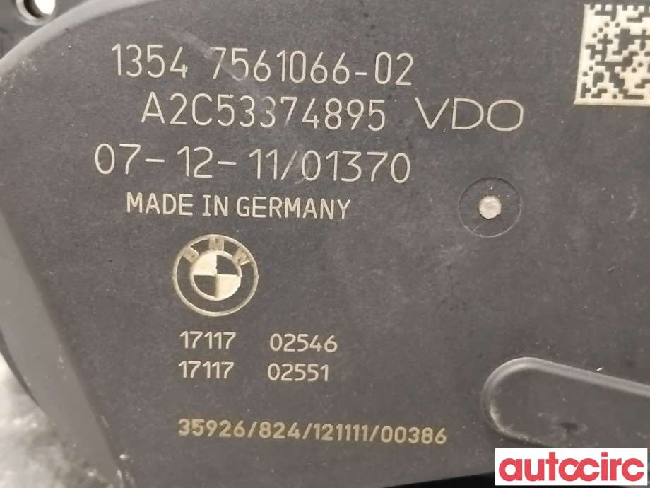 Spjeldhus til BMW 3-Serie 2005-2011 (E90/E91/E92/E93) (E90/E91/E92/E93) (BMW|13547561066|A2C53374895)