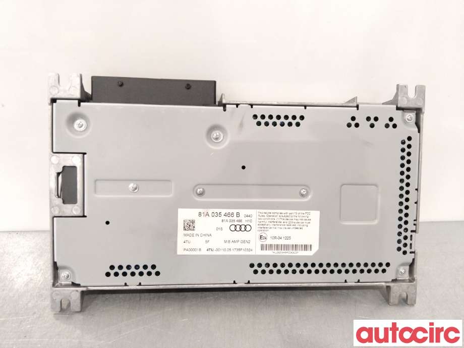 Bilstereo forsterker til Audi A3 2016-2020 (Type III, Fase 2) (AUDI|81A035466B)
