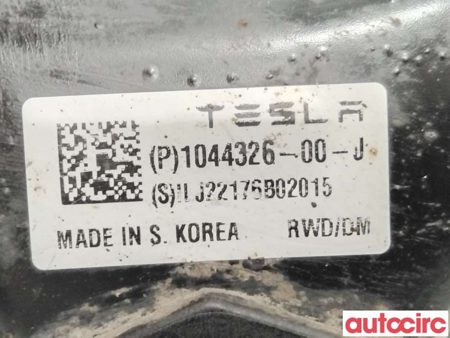 Bærebru høyre foran øvre til Tesla Model 3 2018-2023 (Fase 1)  (TESLA|1044326-00-J|)