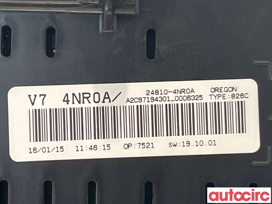 Instrumentpanel til Nissan Leaf 2011-2017 (Type I)  (NISSAN|248104NR0A)