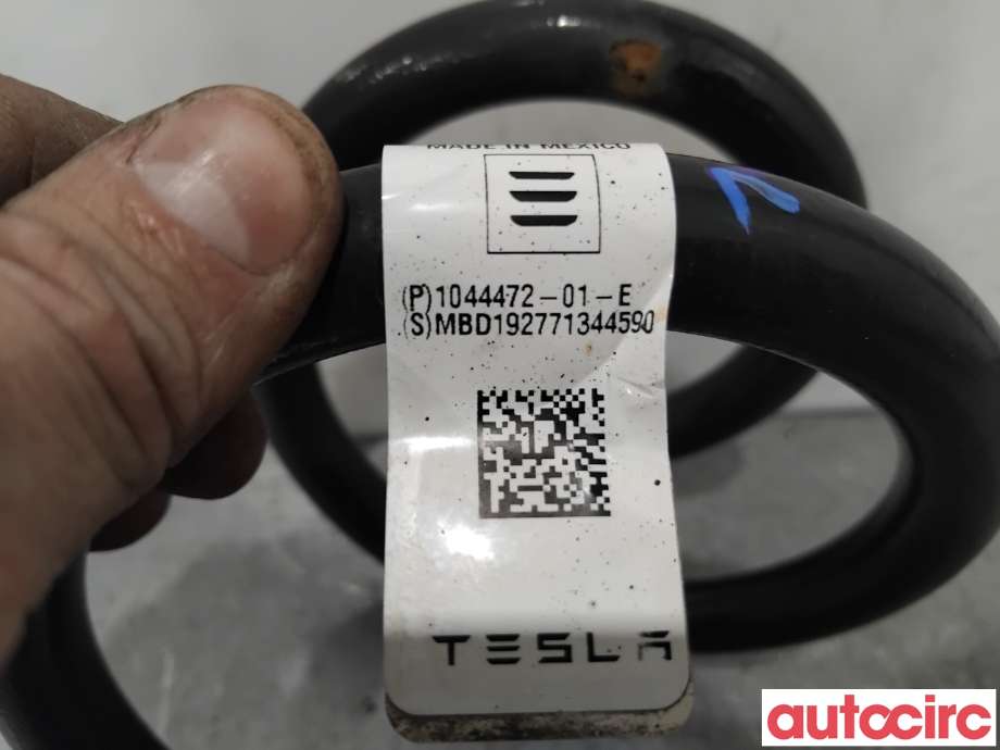 Fjær bak spiralfjær til Tesla Model 3 2018-2023 (Fase 1)  (TESLA|1044472-01-E|)