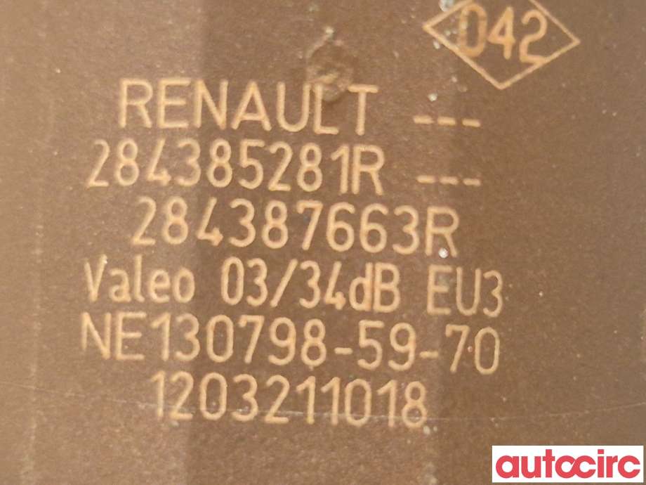 Parkeringssensor bak til Renault Zoe 2013-2019 (Fase 1)  (RENAULT|284426974R|)