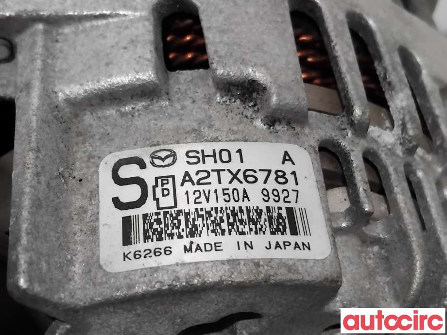 Dynamo til Mazda CX-5 2012-2017 (Type I)  (MAZDA|SH01-18-300A|A2TX6781|SH01)