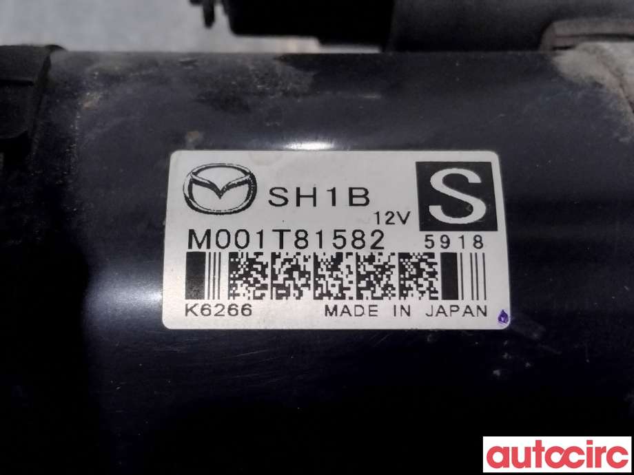 Starter diesel til Mazda CX-5 2012-2017 (Type I)  (MAZDA|SH1B-18-400|M001T81582|SH1B)