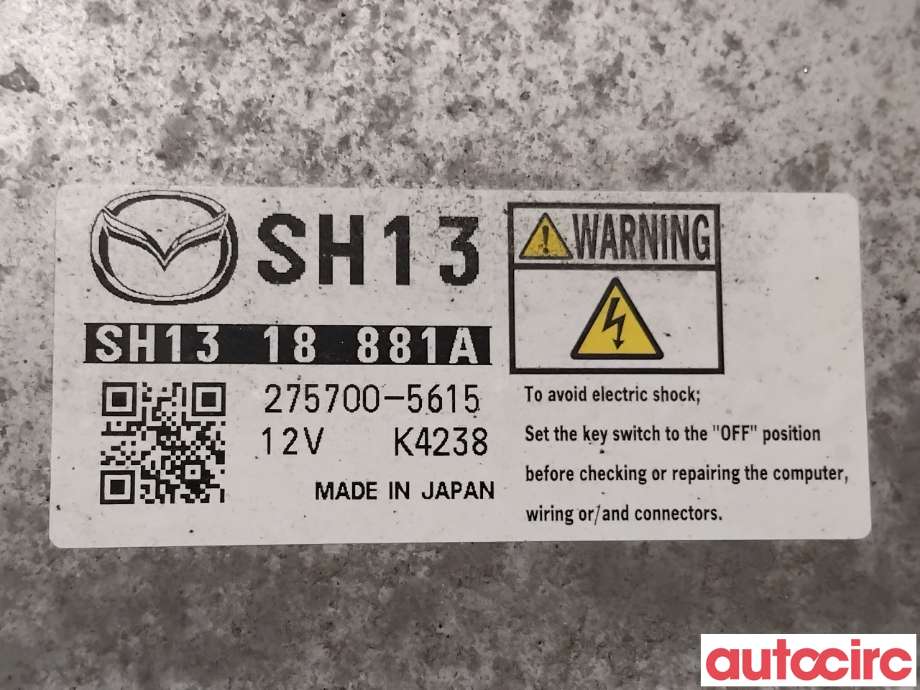 Styreenhet motor til Mazda CX-5 2012-2017 (Type I)  (MAZDA|SH13-18-881B|275700-5615|SH1318881A)
