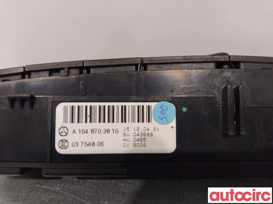 Bryter diverse til Mercedes ML 2005-2011 (W164) (W164) (MERCEDES|A1648702810|)
