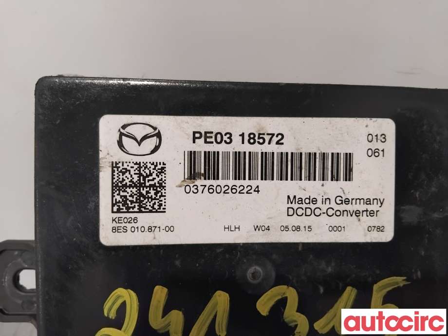 Styreenhet diverse til Mazda CX-5 2012-2017 (Type I)  (MAZDA|P5E1-18-572|8ES010871-00|PE03-18572)