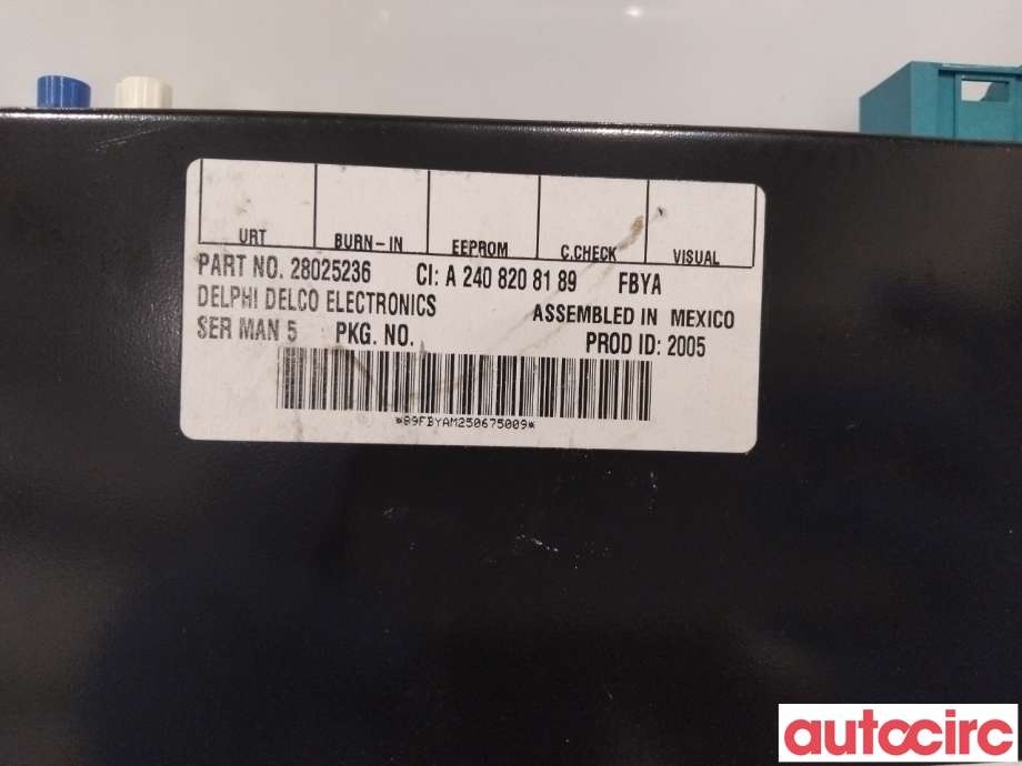 Bilstereo diverse til Mercedes ML 2005-2011 (W164) (W164) (MERCEDES|A1648205889)