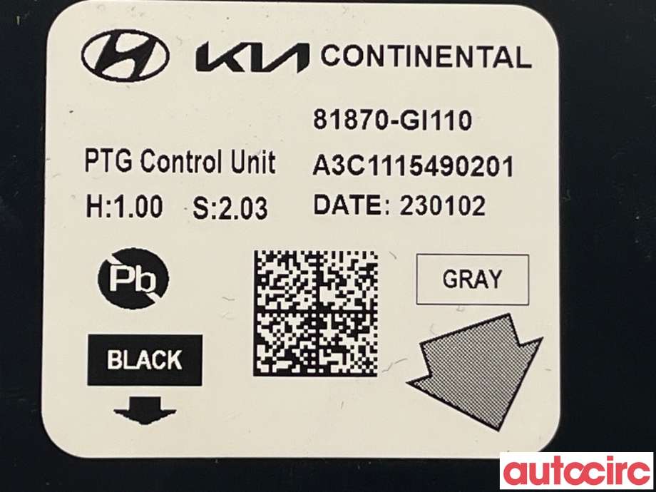 Styreenhet elektrisk bakluke til Hyundai Ioniq 5 2021-->>  (HYUNDAI|81870GI110)