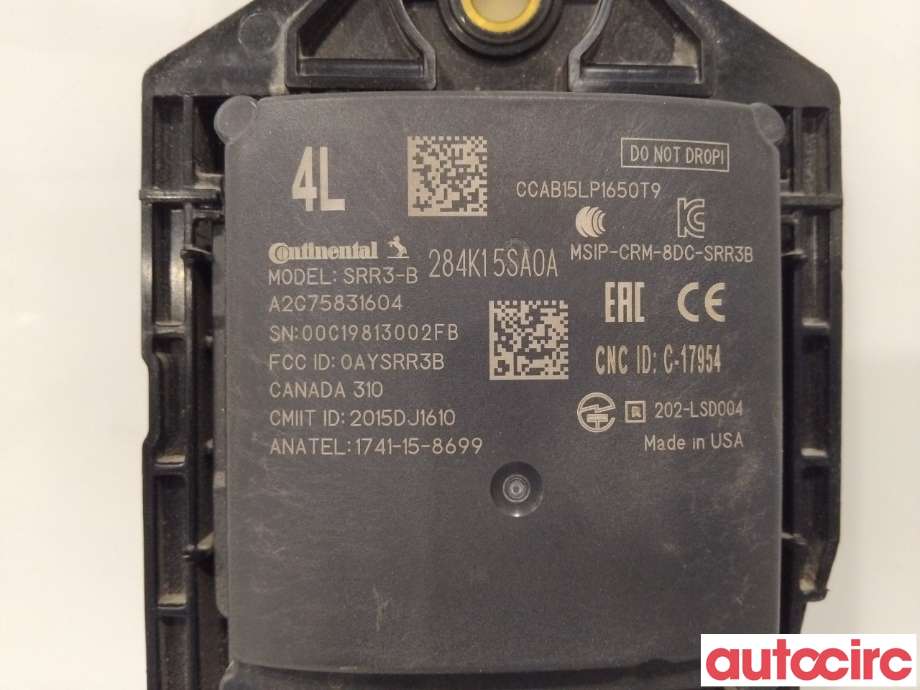 Sensor radar til Nissan Leaf 2018-->> (Type II)  (NISSAN|284K15SA0A)