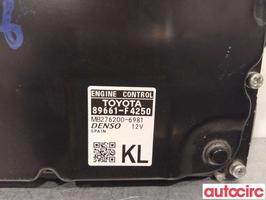 Styreenhet motor til Toyota C-HR 2016-->>  (TOYOTA|89661F4250)