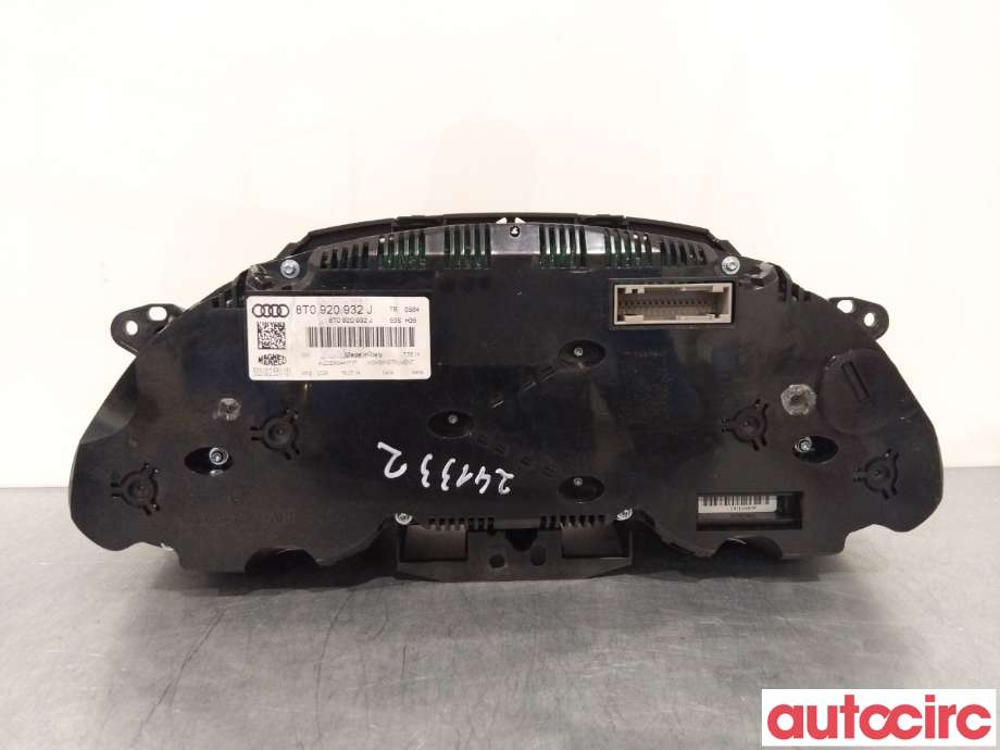 Instrumentpanel til Audi A5 2007-2016 (Type I)  (AUDI|8T0920932J)