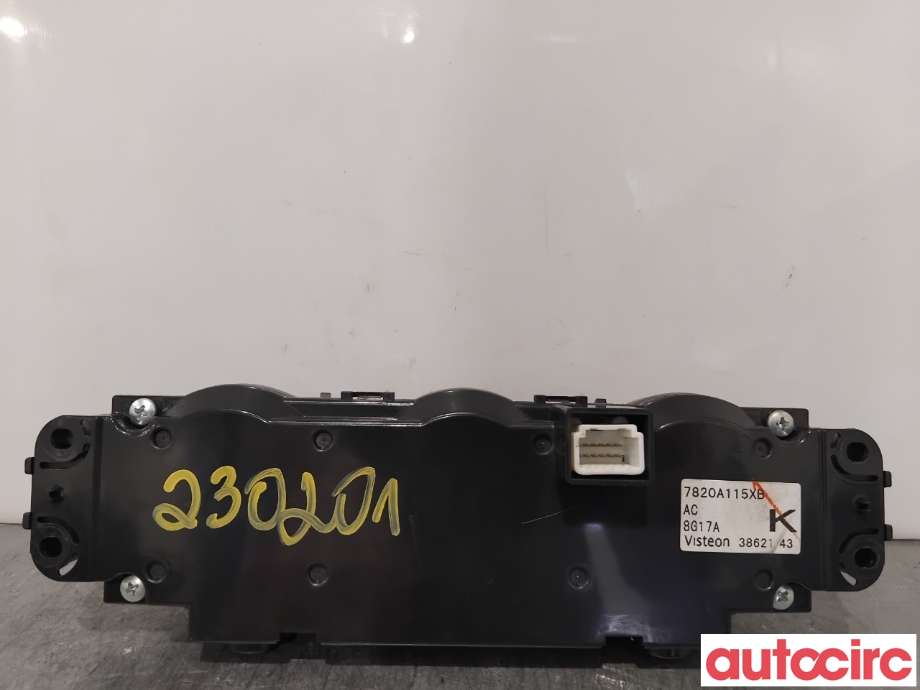 Varmeapparat betjening til Mitsubishi Lancer 2008-2017  (MITSUBISHI|7820A115XB|)
