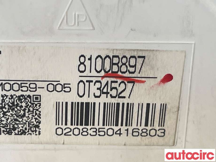 Instrumentpanel til Mitsubishi Outlander 2012-2015 (Type III, Fase 1)  (MITSUBISHI|8100B897|MM0059-005)