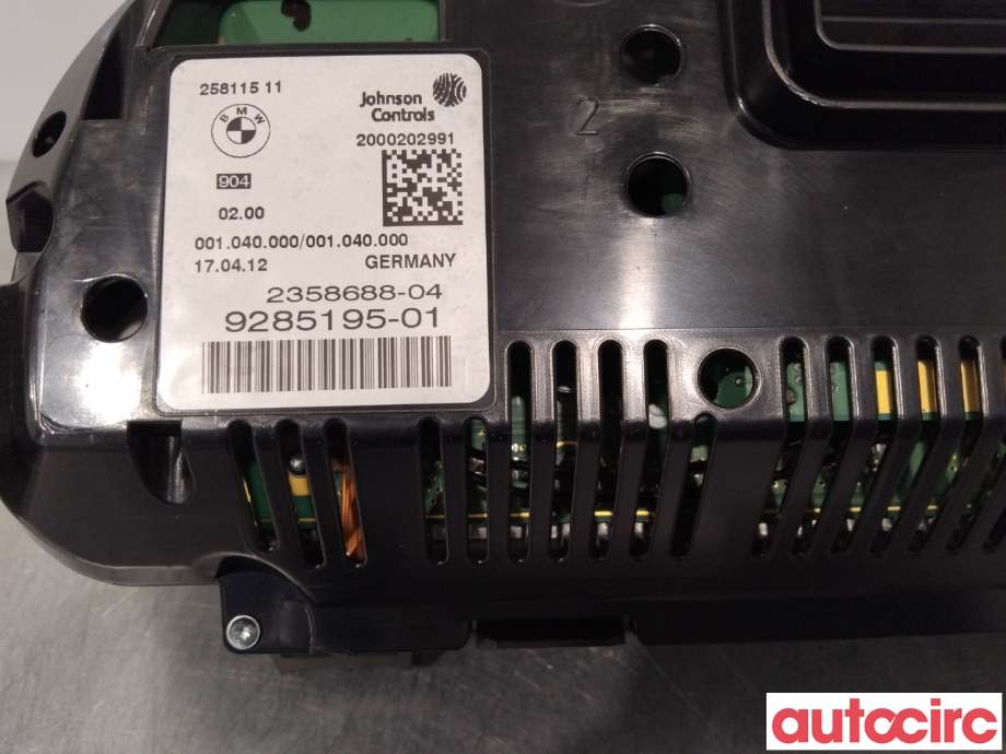 Instrumentpanel til BMW 5-Serie 2010-2017 (F10/F11) (F10/F11) (BMW|62109358981|)