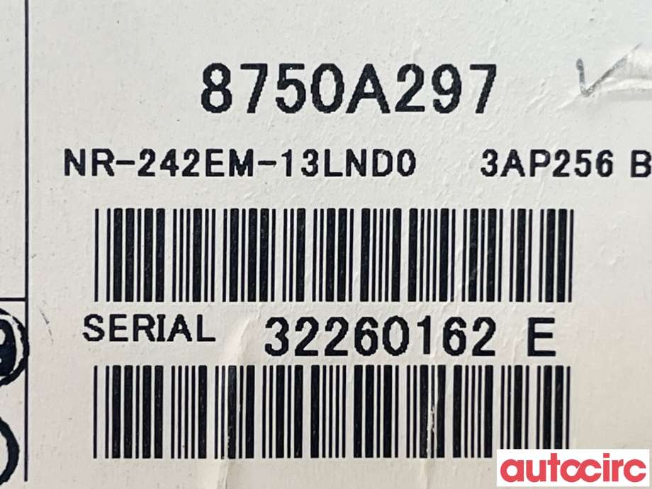 Bilstereo diverse til Mitsubishi Outlander 2012-2015 (Type III, Fase 1)  (MITSUBISHI|8701A495)