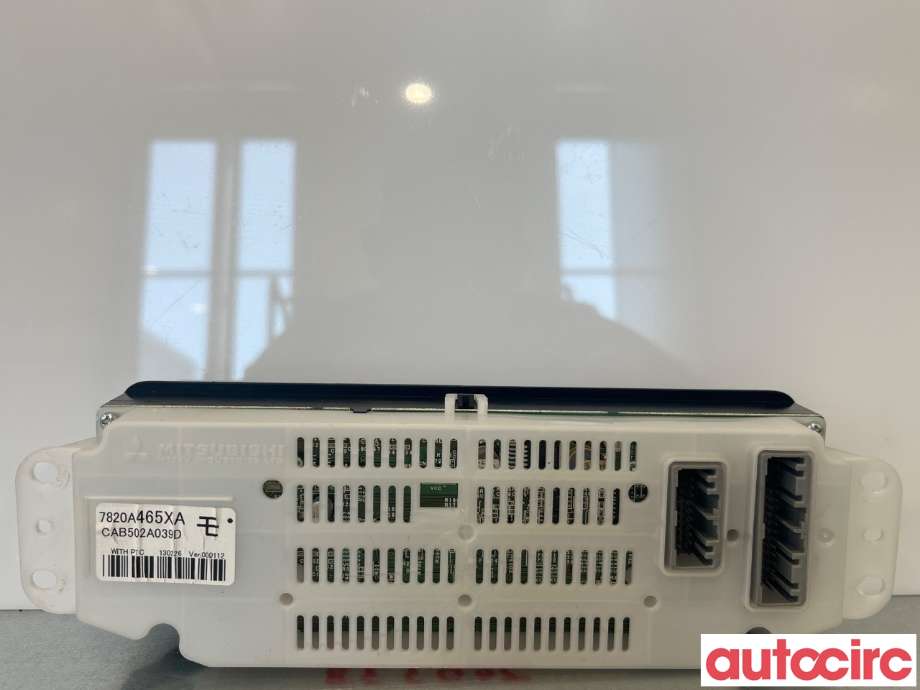 Varmeapparat betjening til Mitsubishi Outlander 2012-2015 (Type III, Fase 1)  (MITSUBISHI|7820A465XA|CAB502A039D)
