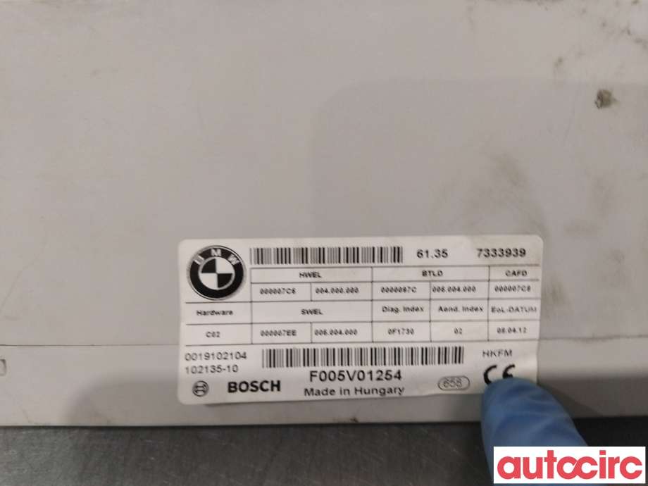 Styreenhet diverse til BMW 5-Serie 2010-2017 (F10/F11) (F10/F11) (BMW|61357365901)
