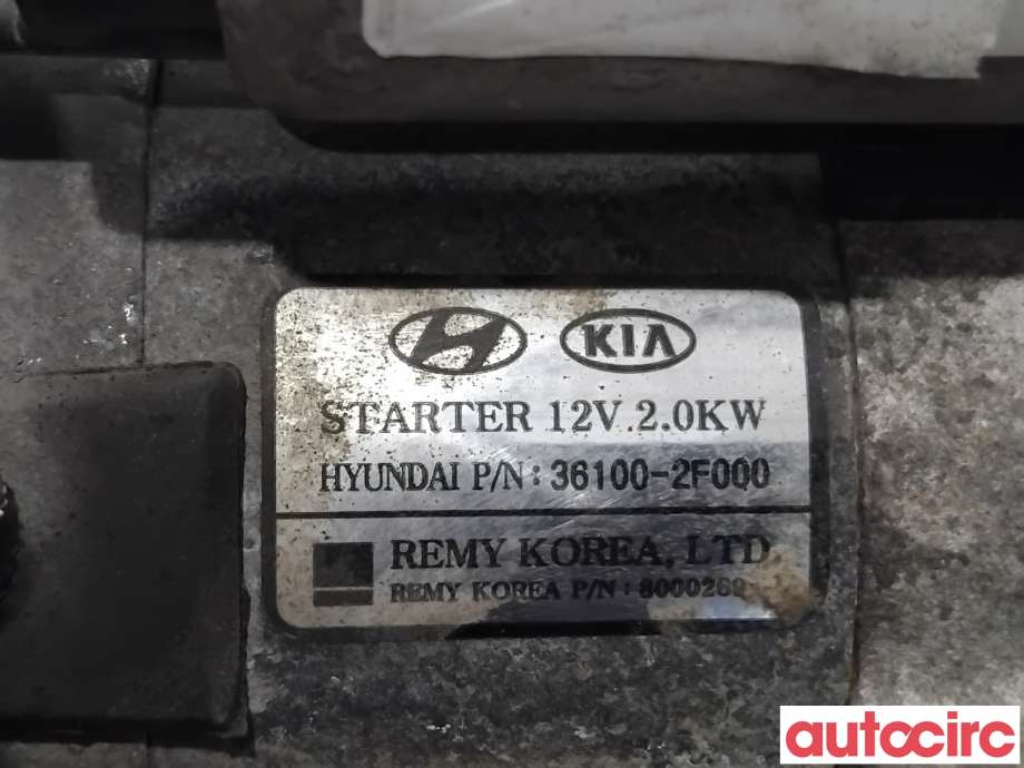 Starter diesel til Kia Sorento 2011-2015 Type II  (KIA|361002F000|8000269|361002F050)