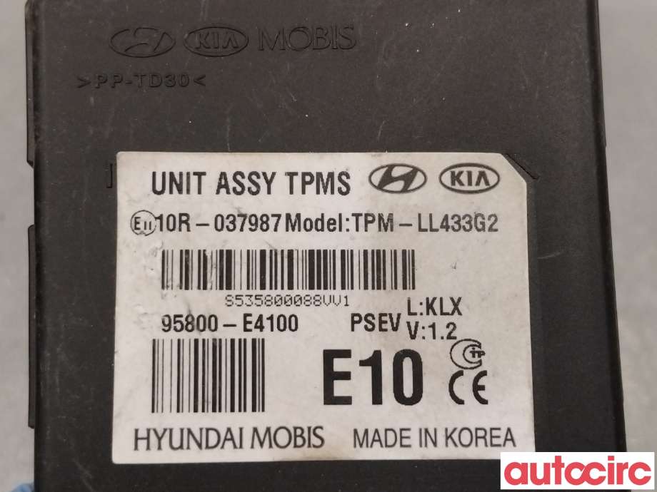 Styreenhet diverse til Kia Soul 2014-2019 (Type II)  (KIA|95800E4100)