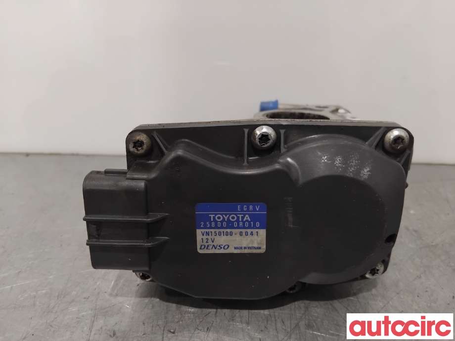EGR-ventil til Toyota Avensis 2009-2015 (Type III, Fase 1)  (TOYOTA|258000R010|VN150100-0041|25800-0R010)