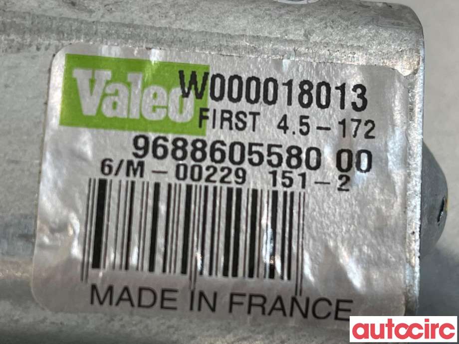 Viskermotor bakrute til Peugeot 508 2011-2014 (Type I, Fase 1)  (PEUGEOT|6405RX|W000015864)