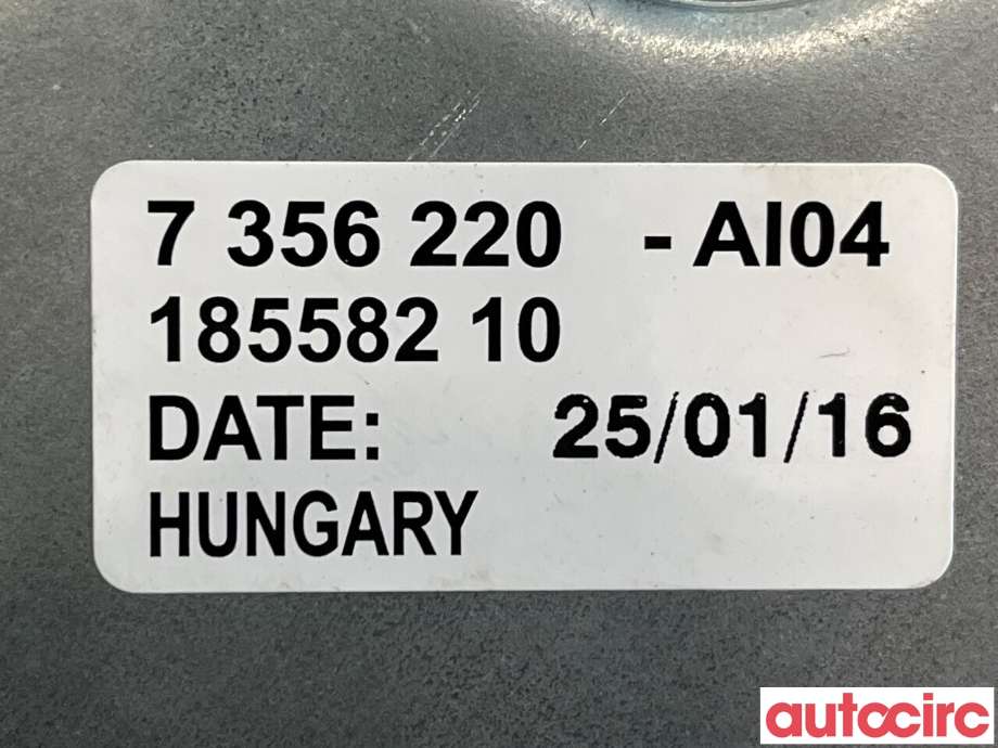Viskermotor bakrute til BMW X1 2015-2022 (F48) (F48) (BMW|61627356220|7356220)