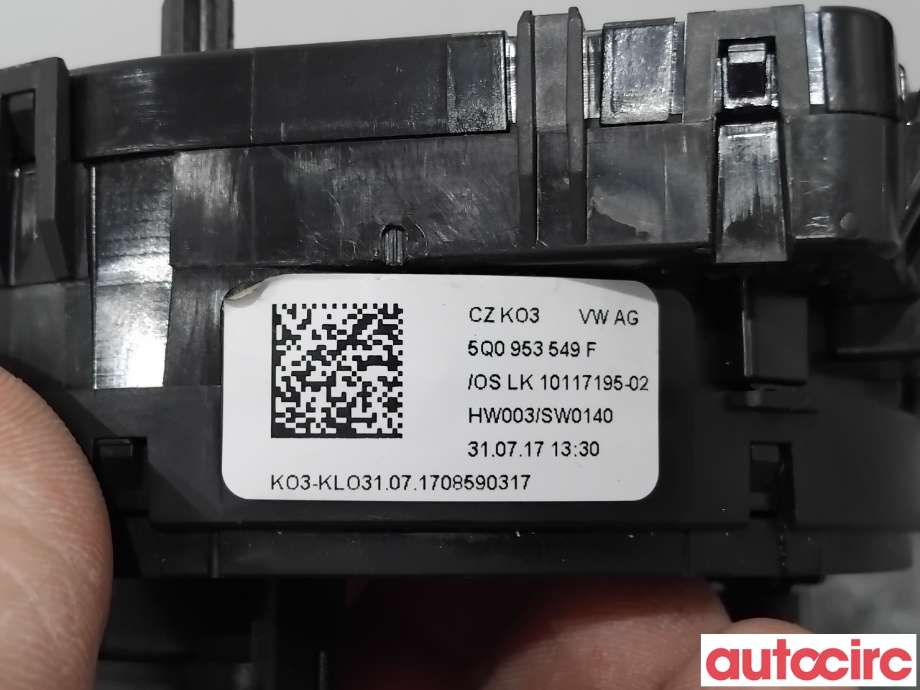 Airbag slepering til VW Golf Sportsvan 2014-2018  (VOLKSWAGEN|5Q0953549E|10117195-02|5Q0953549F)