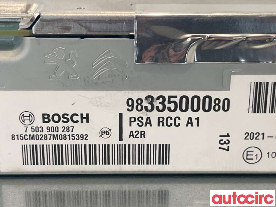 Bilstereo til Peugeot Expert 2016-->> (Type III)  (PEUGEOT|1666634280)