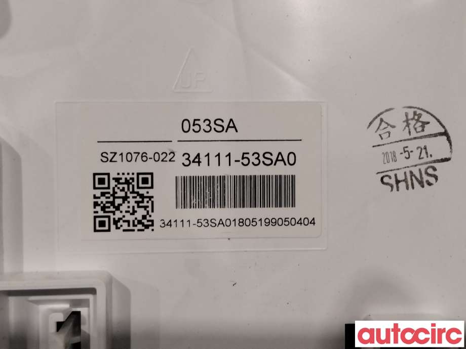 Instrumentpanel til Suzuki Vitara 2015-->> (Type IV)  (SUZUKI|3410053SG0)