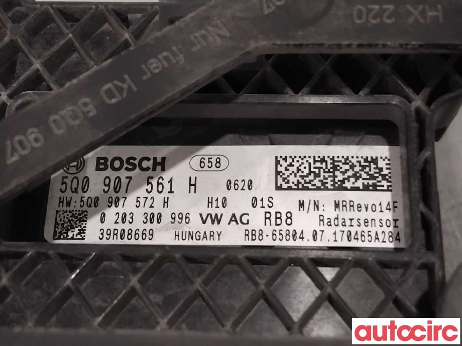 Sensor radar til VW Golf Sportsvan 2014-2018  (VOLKSWAGEN|5Q0907561H|0203300996)